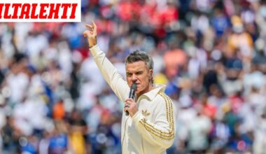 IL seuraa: Robbie Williams esiintyy Olympiastadionilla