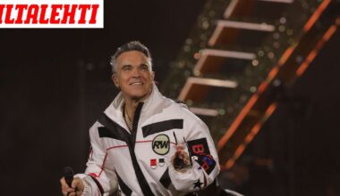 Kommentoiko Robbie Williams syrjähyppyään suomalaisfanin kanssa?