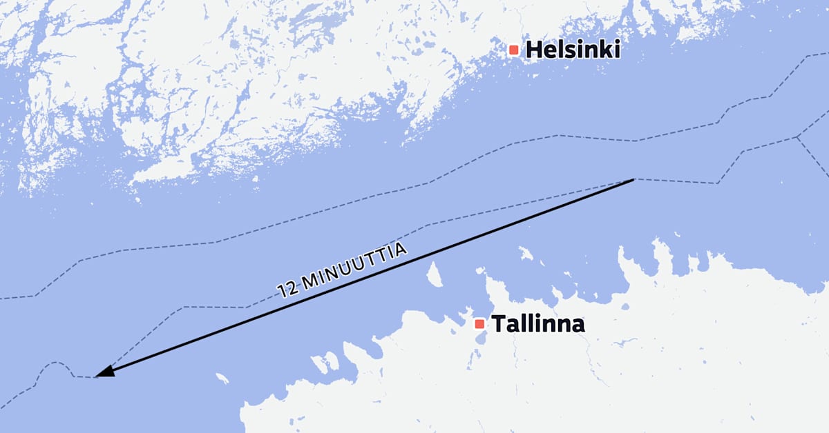 Tällaisen reitin venäläiset hävittäjät lensivät Viron ilmatilassa | Ulkomaat