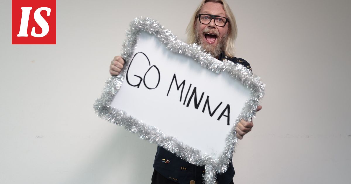 Kimmo Vehviläinen kannustaa TTK:ssa työkaveriaan Minna Kuukkaa
