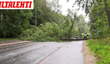 Myräkkä saapuu koko maahan