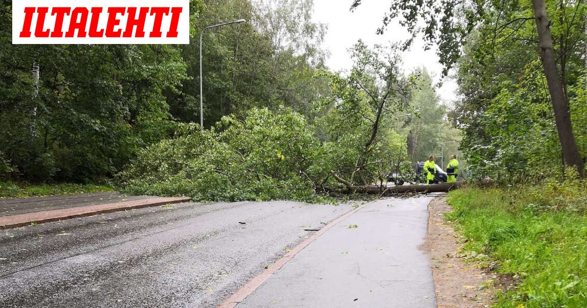 Myräkkä saapuu koko maahan