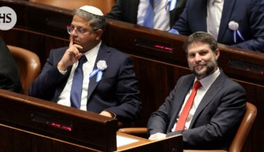 Äärioikeistolaiset ministerit uhkaavat liittää koko Palestiinan osaksi Israelia