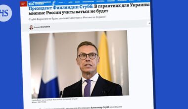 Stubbin lausunnot herättivät mediamyrskyn Venäjällä