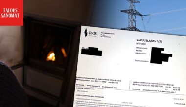 PKS vaatii 1800€ vakuutta sähkönsiirtoon