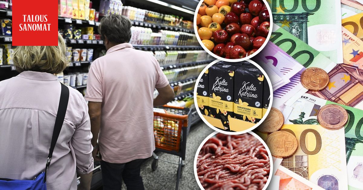 Näin paljon ruoka kallistuu ensi vuonna
