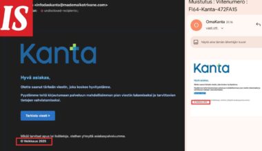 Rikolliset sotkuvat oman huijauksensa, varo viestejä OmaKannan nimissä