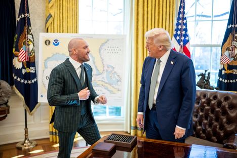 McGregor tapasi Donald Trumpin Valkoisessa talossa maaliskuussa.