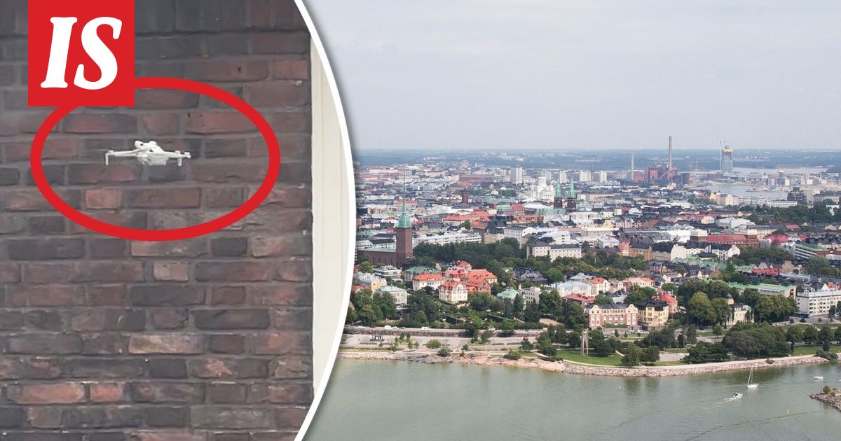 Drooni kuvasi sisään asuntoihin Helsingin Ullanlinnassa