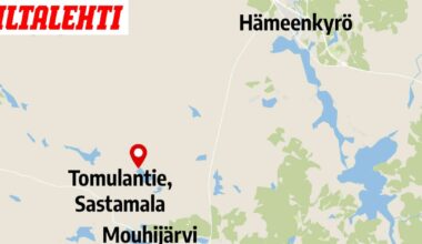 Vakava ulosajo Sastamalassa – Neljä nuorta kyydissä