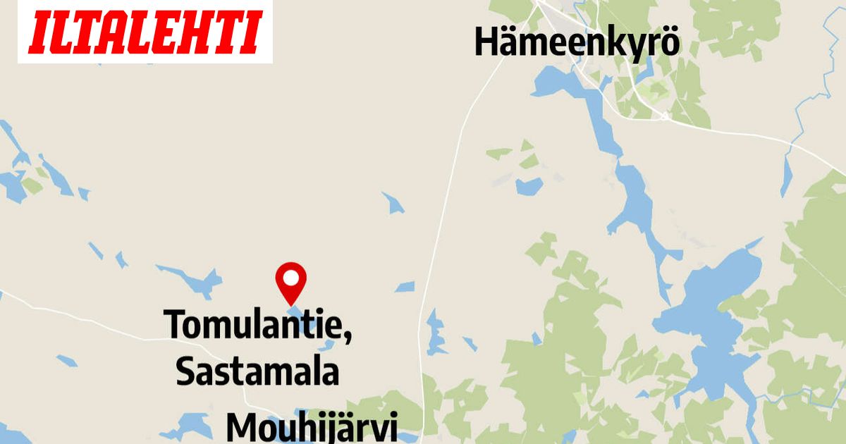 Vakava ulosajo Sastamalassa – Neljä nuorta kyydissä