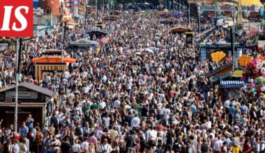 Kaaos Oktoberfestissä Münchenissä – poliisi sulki tapahtuman