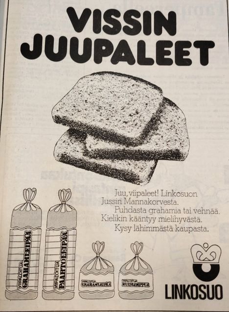 Mainos Aamulehdessä 30.9.1975