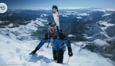 Puolalainen seikkailija kiipesi Mount Everestille ja lasketteli alas, ilman lisähappea