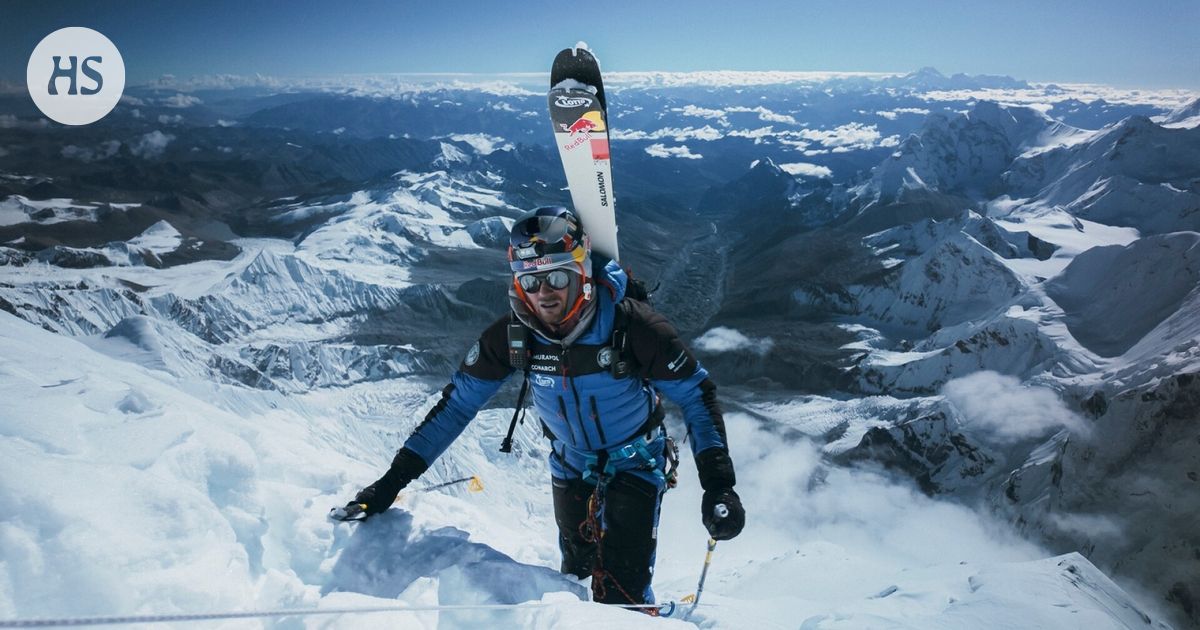 Puolalainen seikkailija kiipesi Mount Everestille ja lasketteli alas, ilman lisähappea