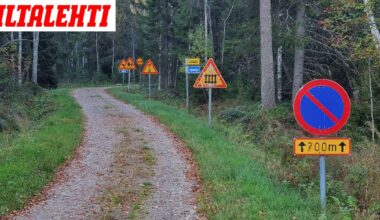 Pikkutiellä käsittämätön liikennemerkkiviidakko