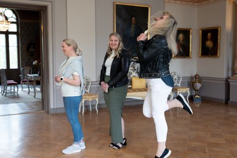 Marika tuuletti farmiviikolle pääsyä hurjasti.