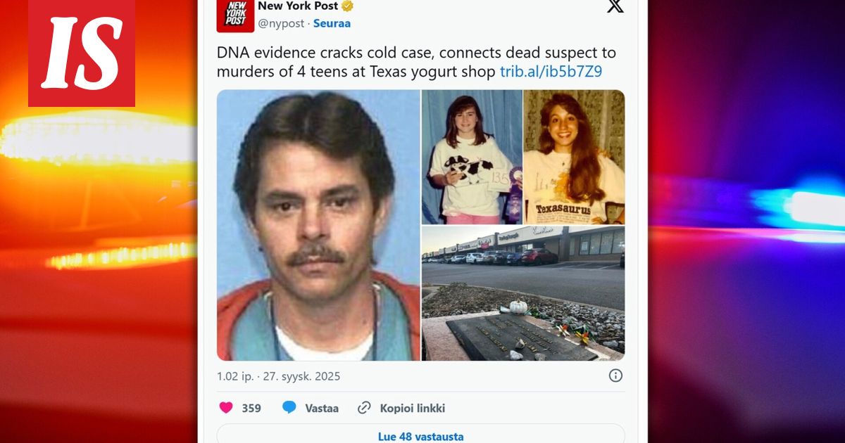 Texasin poliisi uskoo, että ”jogurttimurhien” takana oli sarjamurhaaja Robert Eugene Brasher