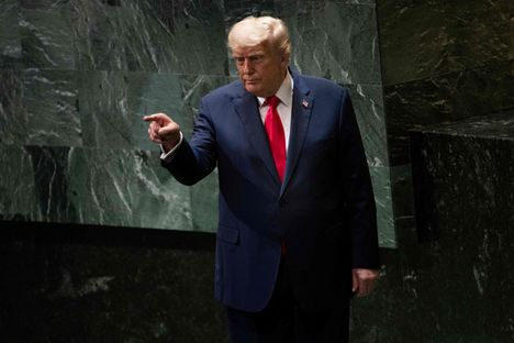 Yhdysvaltain presidentti Donald Trump on syyttänyt pattitilanteesta demokraatteja.
