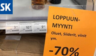Porilainen liikenneasema myi maanantaina viinipulloa alle kolmen euron hinnalla
