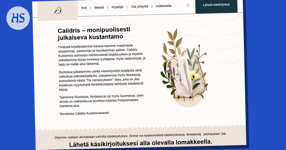 Suomeen tuli uusi kustantamo, joka pyytää kirjailijalta tuhansia euroja kirjan julkaisusta