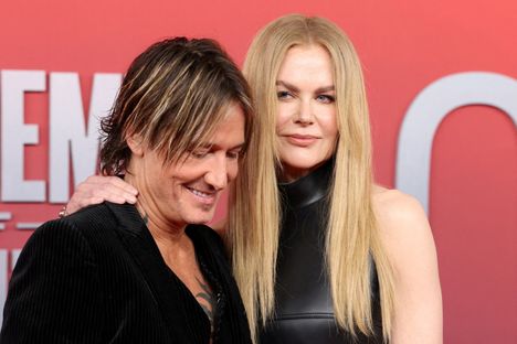 Keith Urban ja Nicole Kidman Country Music Awards -gaalassa toukokuussa 2025.