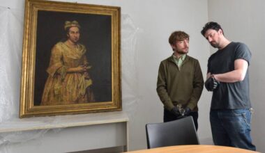 Argentiinassa poliisi on löytänyt kauan kadoksissa olleen Giuseppe Ghislandin maalauksen "Naisen muotokuva". LEHTIKUVA/AFP