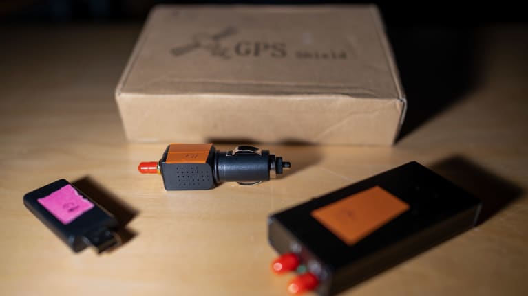 GPS-signaalin häirintään tarkoitettuja laitteita.