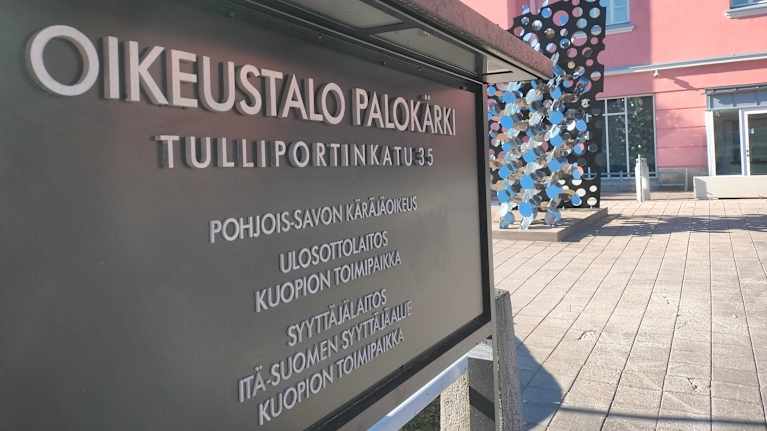Pohjois-Savon käräjäoikeuden rakennus Kuopiossa.