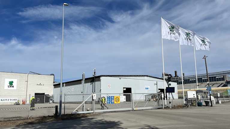 UPM Pelloksen tehdas.