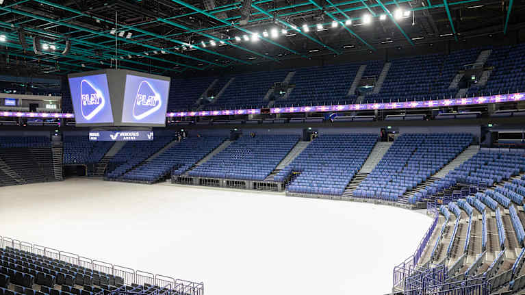 Helsinki Areenan testitapahtuma.