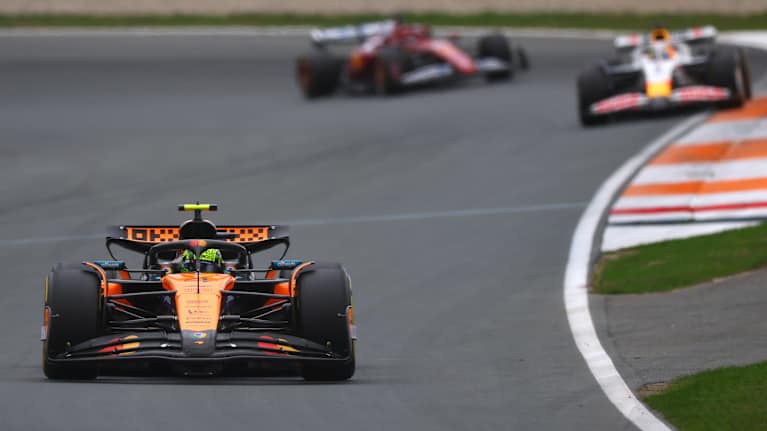 Lando Norris keskeytti Hollannin GP:ssä.