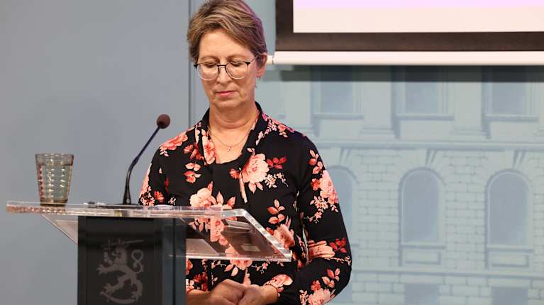 Maa- ja metsätalousministeri Sari Essayah.