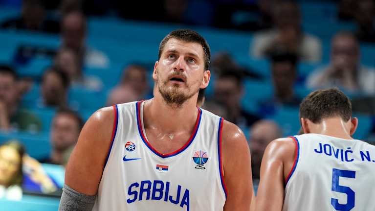 Nikola Jokic koripallon EM-kisoissa 2025.