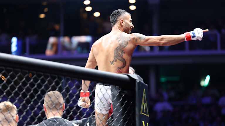 Makwan Amirkhan otti pikavoiton Ice Cage -tapahtumassa 