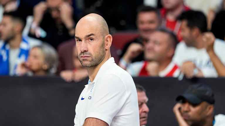 Kreikan päävalmentaja Vassilis Spanoulis.