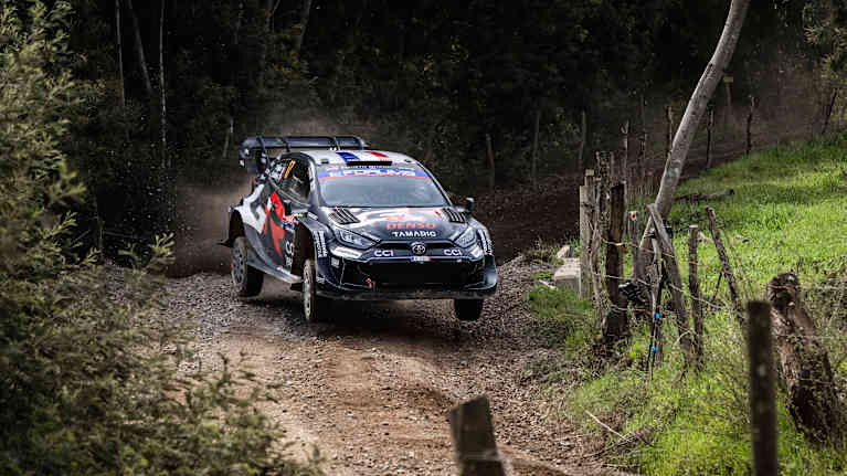 Sebastien Ogier Chilen MM-rallissa.