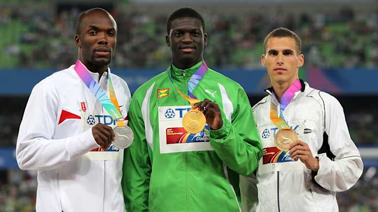 Neljännesmaileri Kirani James.
