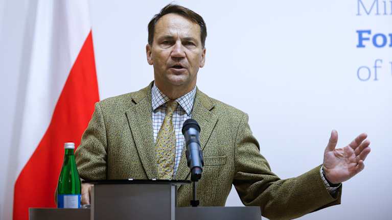 Puolan ulkoministeri Radoslaw Sikorski.