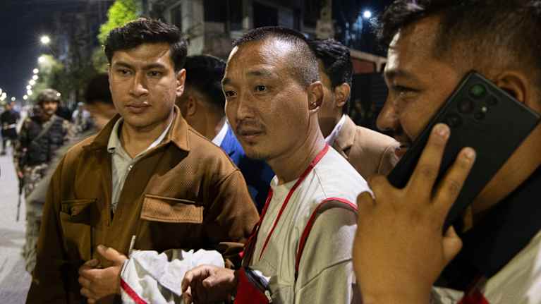 Hami Nepalin perustaja ja johtaja Sudan Gurung.