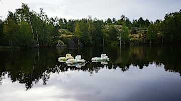 Helsinki Biennaalia Vallisaaressa.