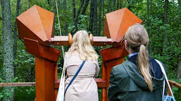 Helsinki Biennaalia Vallisaaressa.