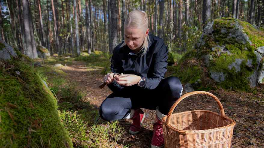 Turun Palloseuraa edustava salibandyn pelaaja Ina Leminen.
