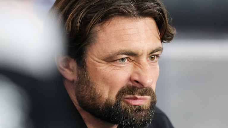 Glasgow Rangersin päävalmentaja Russell Martin.