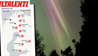 Juuri nyt katse taivaalle koko Suomessa!