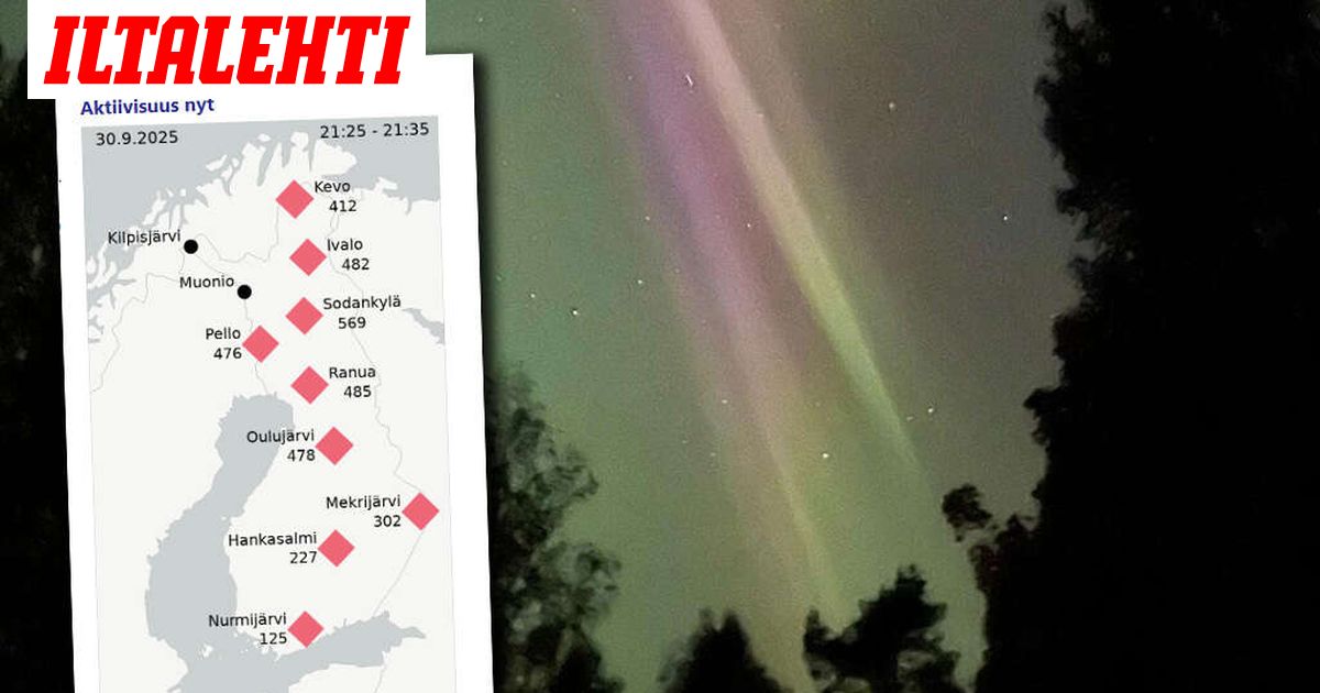 Juuri nyt katse taivaalle koko Suomessa!