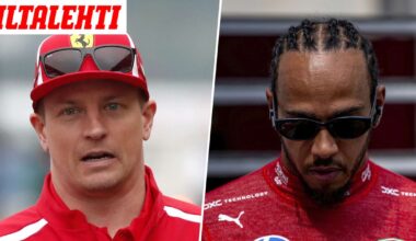 Kimi Räikkösen ikävä F1-ennätys voi pian siirtyä Lewis Hamiltonille