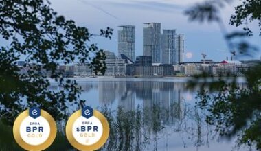 Kojamo sai jälleen EPRA:n kultatason tunnustukset tilinpäätöksestään ja vastuullisuusraportistaan