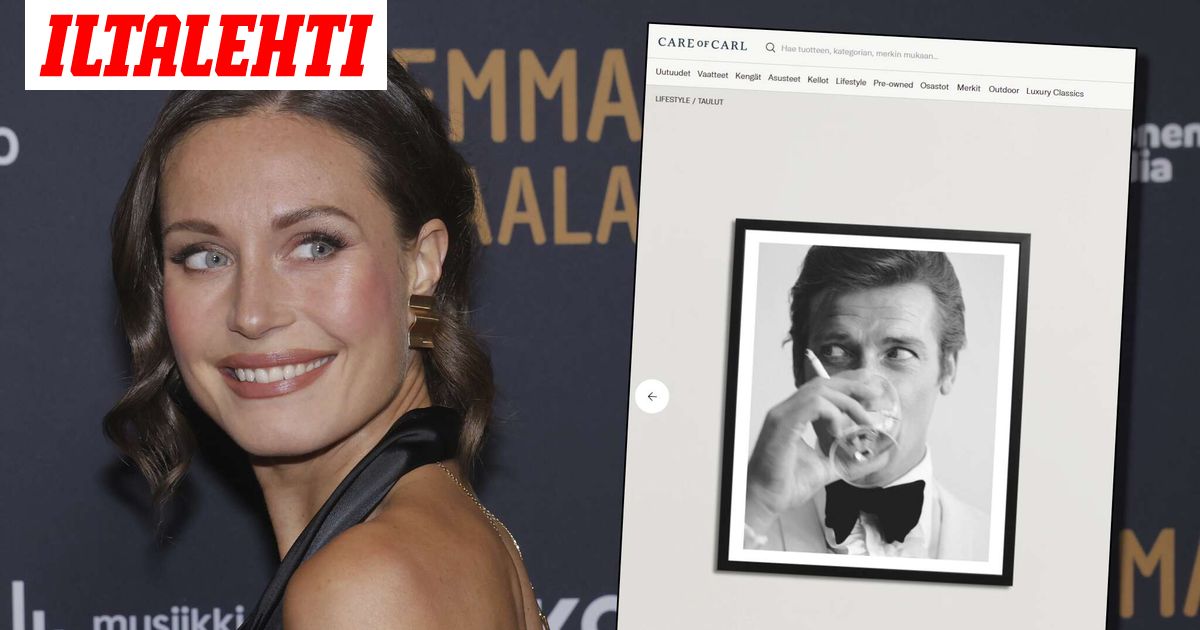 Sanna Marinin seinällä roikkuu Bond-juliste, joka on hyvin arvokas – Jos se on aito