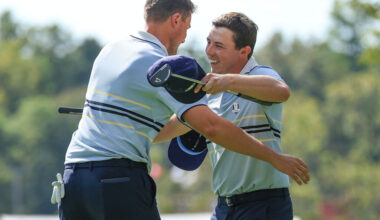 Eurooppa hiljensi foursomessa Bethpage Blackin villin yleisön